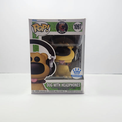 Dug with Headphones Funko Exclusive #1097 Damaged Box