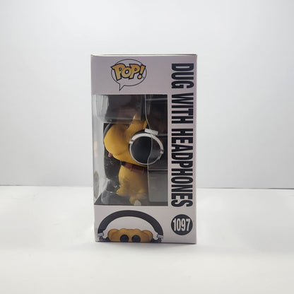 Dug with Headphones Funko Exclusive #1097 Damaged Box