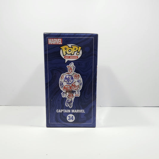 Captain Marvel Art Series Funko #34