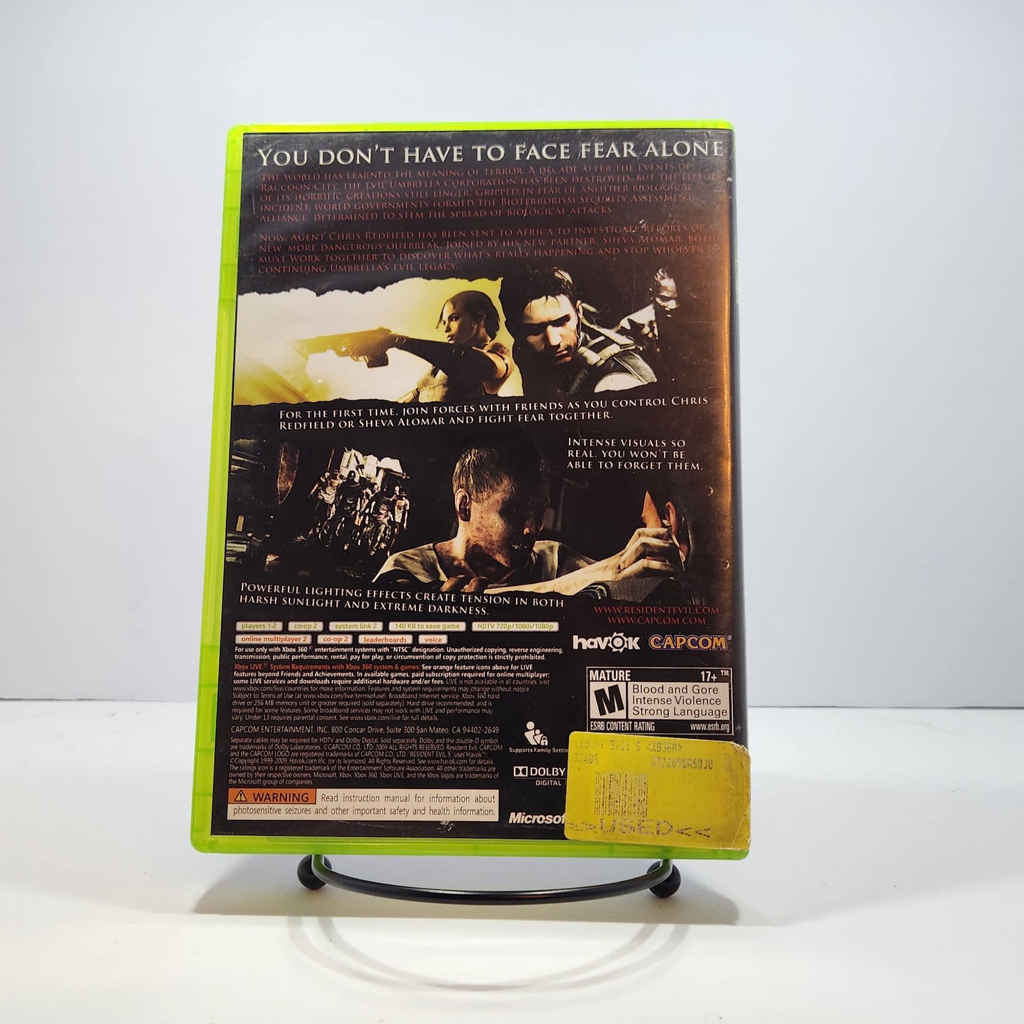 Resident Evil 5 CIB (Xbox 360, 2009)