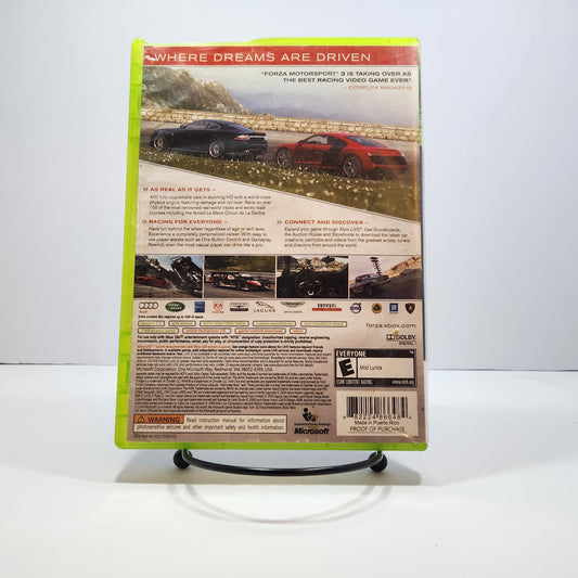 Forza Motorsport 3 (Xbox 360, 2009) NO MANUAL