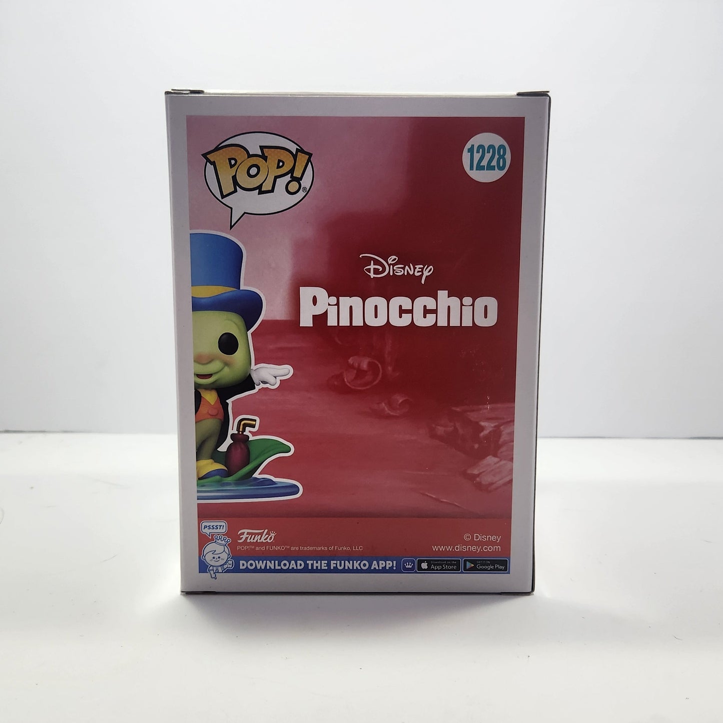 Jiminy Cricket Disney Special Edition Funko # 1228