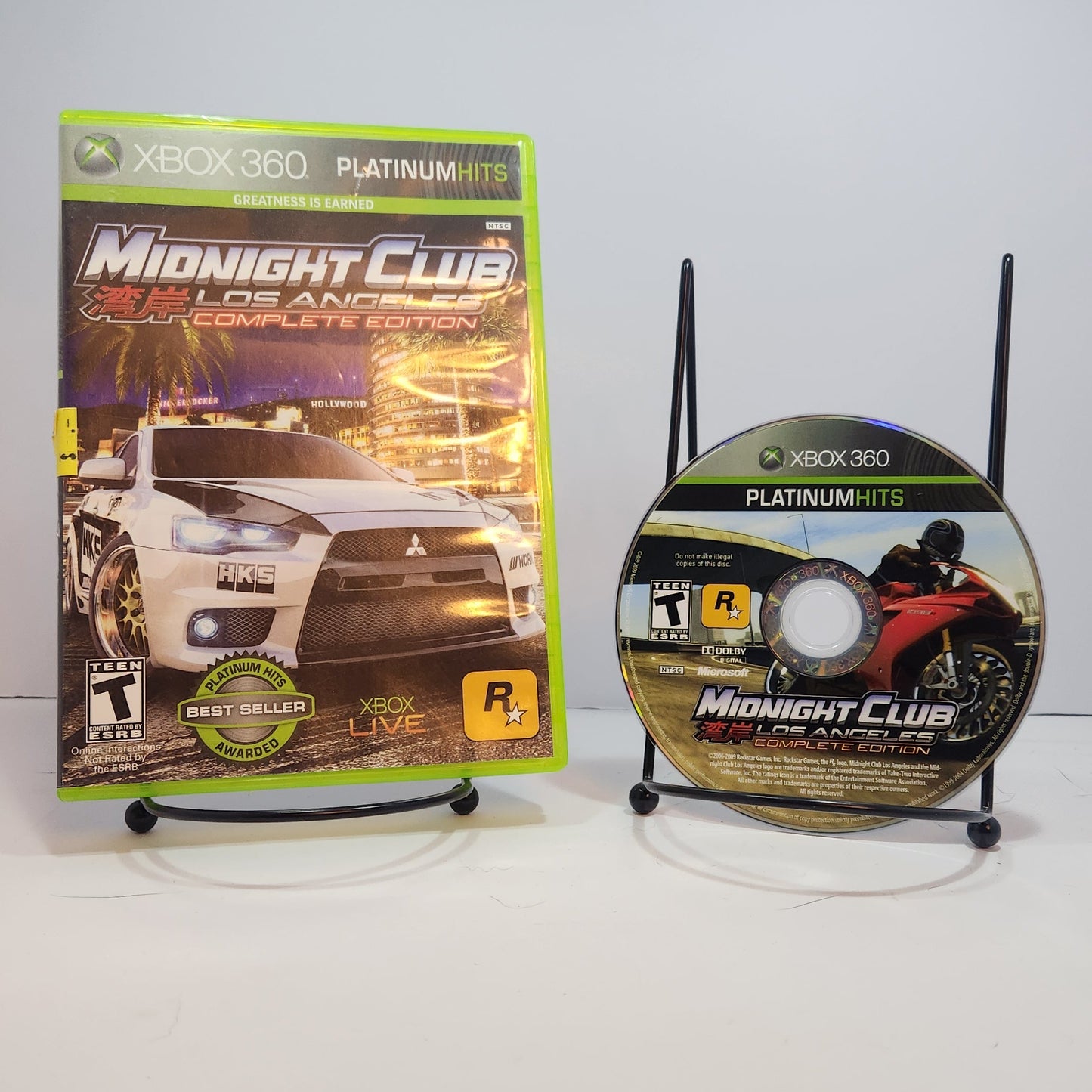 Midnight Club Los Angeles Complete (Xbox 360, 2009) No Manual