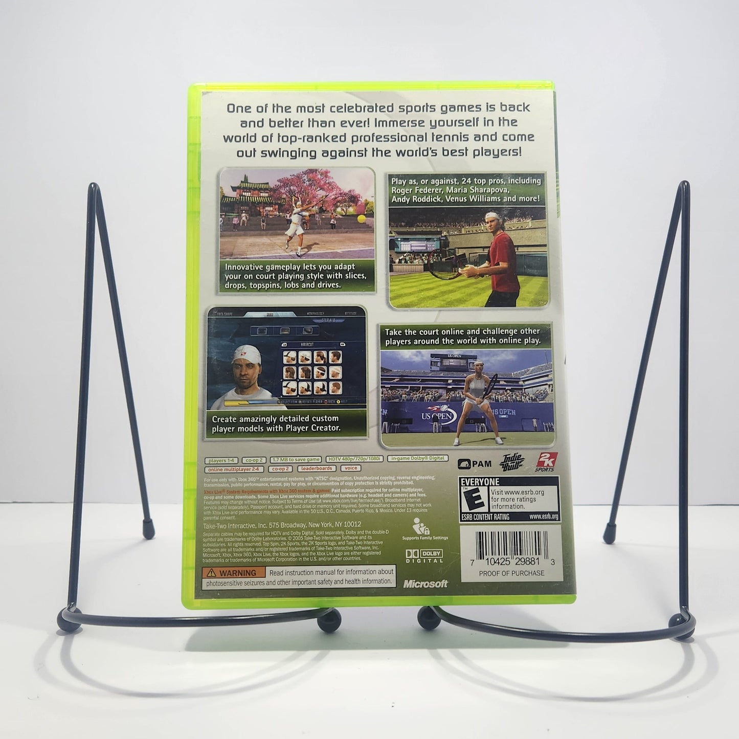 Top Spin 2 (Microsoft Xbox 360, 2006)