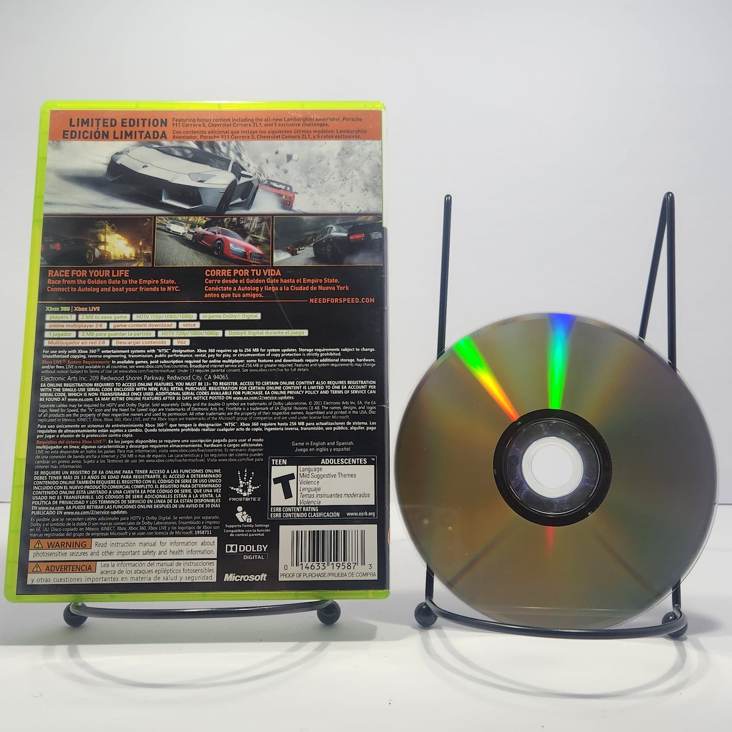 Need for Speed: The Run -- Limited Edition (Microsoft Xbox 360, 2011)