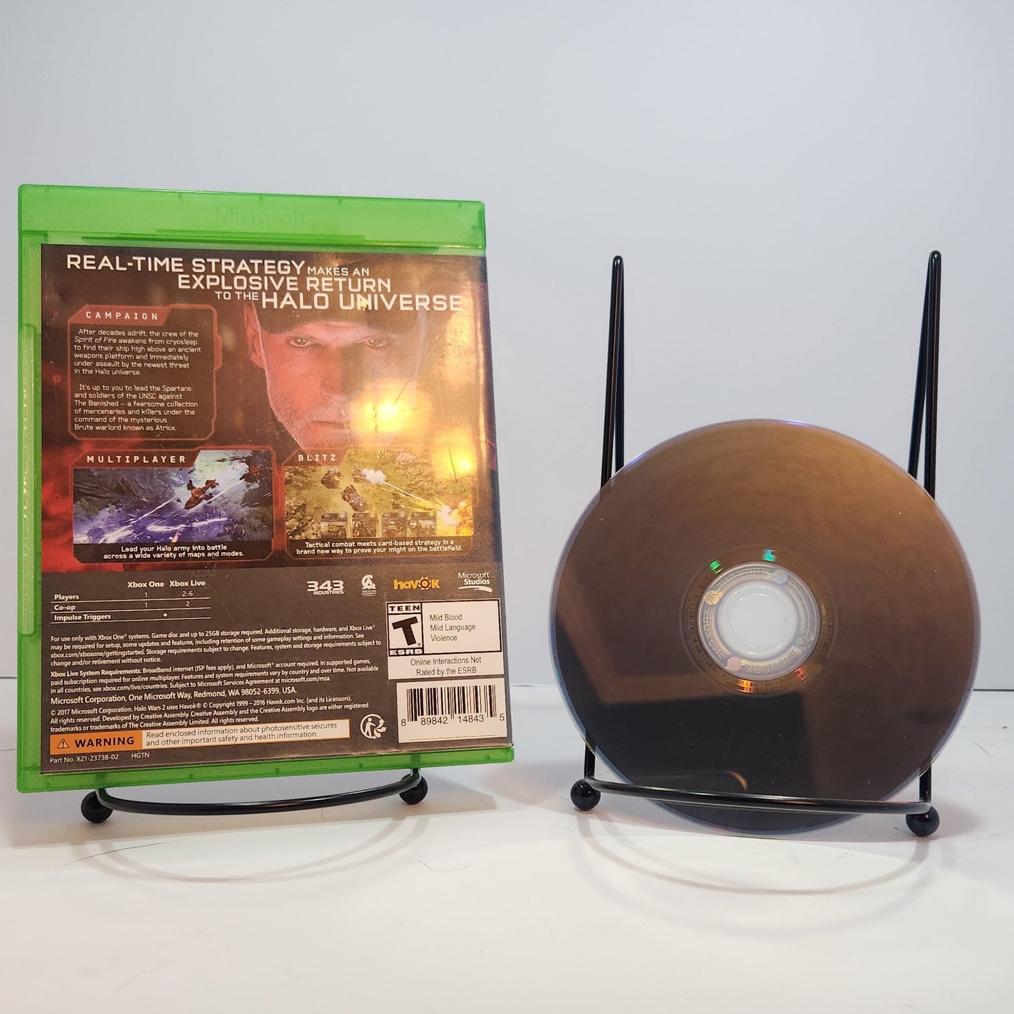 Halo Wars 2 (Xbox One, 2017) No Manual