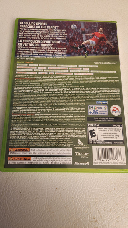 FIFA Soccer 12 (Microsoft Xbox 360, 2011)