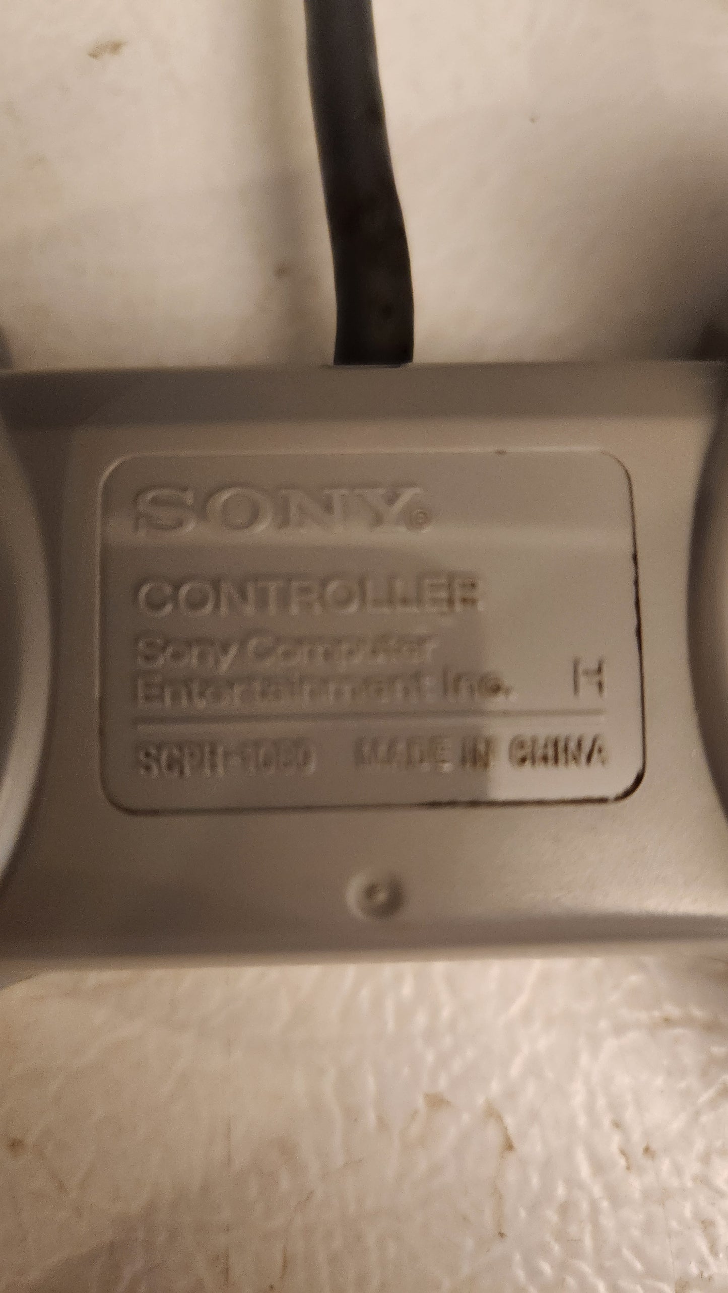 Sony PS1 SCPH-1080 Wired Controller - Gray