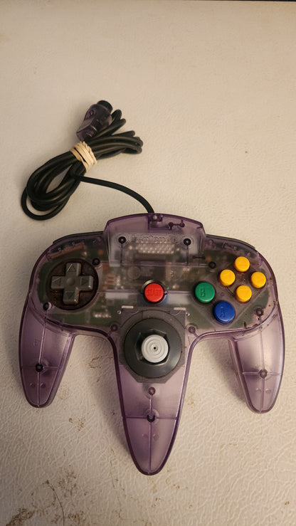 Original Authentic Nintendo 64 Controller - Atomic Purple N64