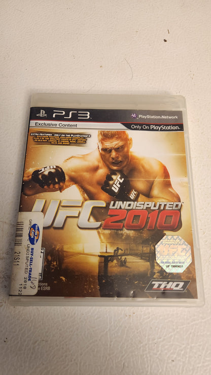 UFC Undisputed 2010 (PlayStation 3 PS3, 2010)