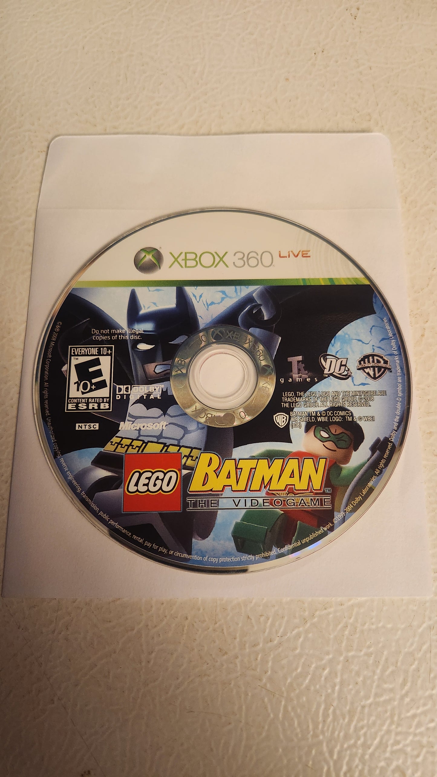 LEGO Batman: The Videogame (Microsoft Xbox 360, 2008)