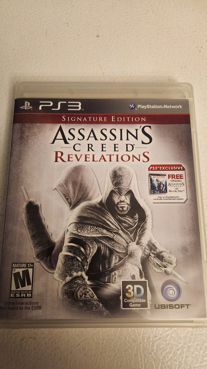 Assassin's Creed: Revelations -- Signature Edition (PlayStation 3 PS3, 2011)