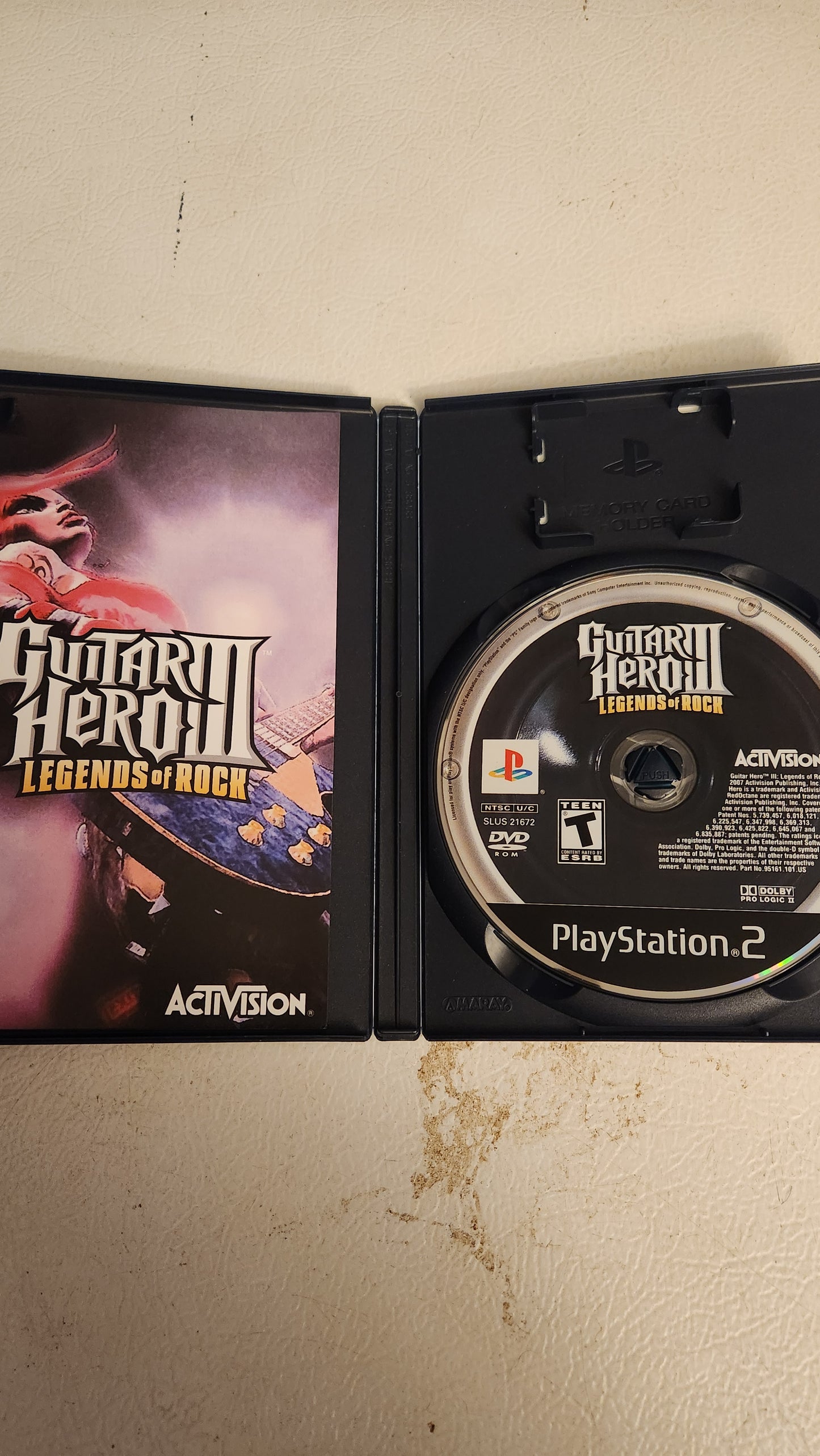 PS2 PlayStation 2 Guitar Hero III - Legends of Rock