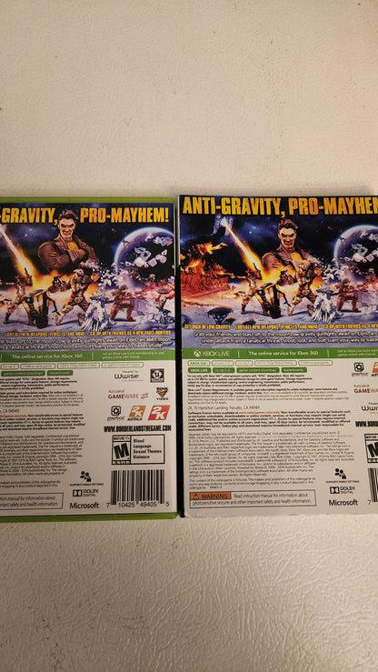 Borderlands: The Pre-Sequel (Microsoft Xbox 360, 2014)