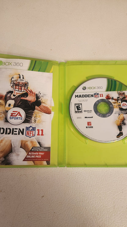 Madden NFL 11 (Microsoft Xbox 360, 2010)