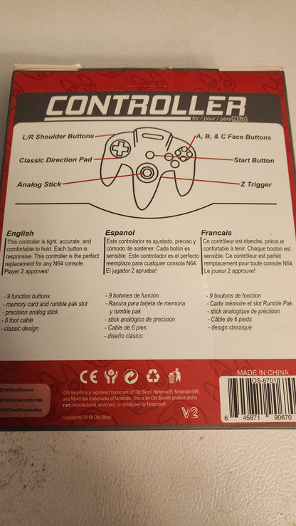 Old Skool N64 Controller Joystick - Green