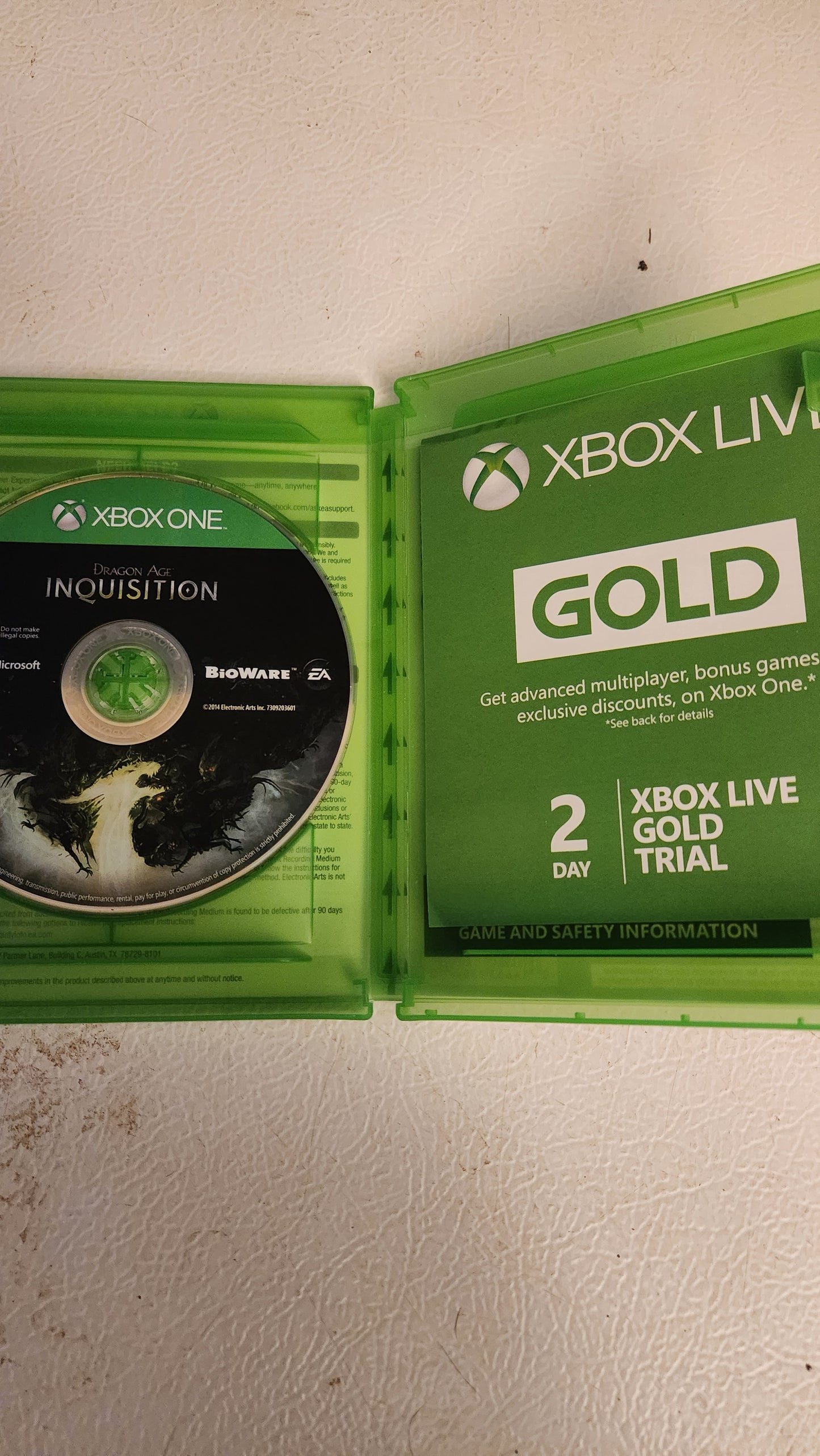 Dragon Age: Inquisition (Microsoft Xbox One, 2014)