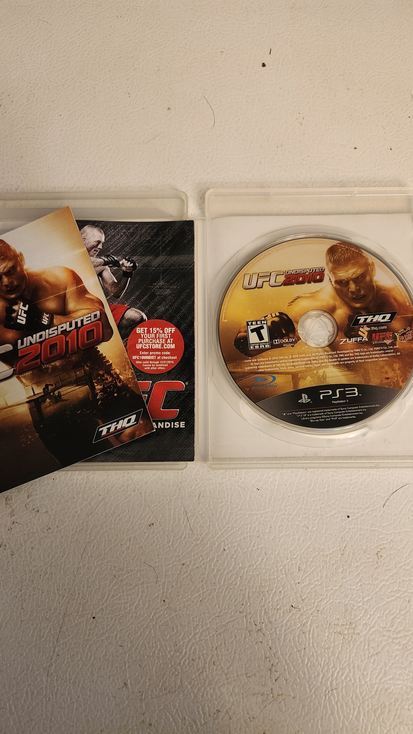 UFC Undisputed 2010 (PlayStation 3 PS3, 2010)