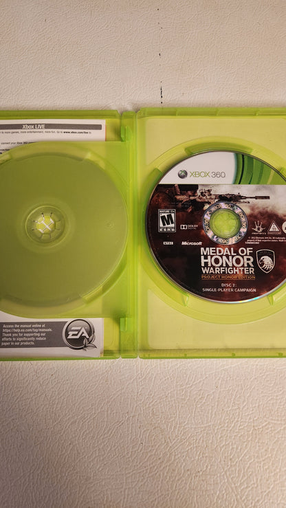 Medal of Honor: Warfighter -- Project Honor Edition (Microsoft Xbox 360, 2012)