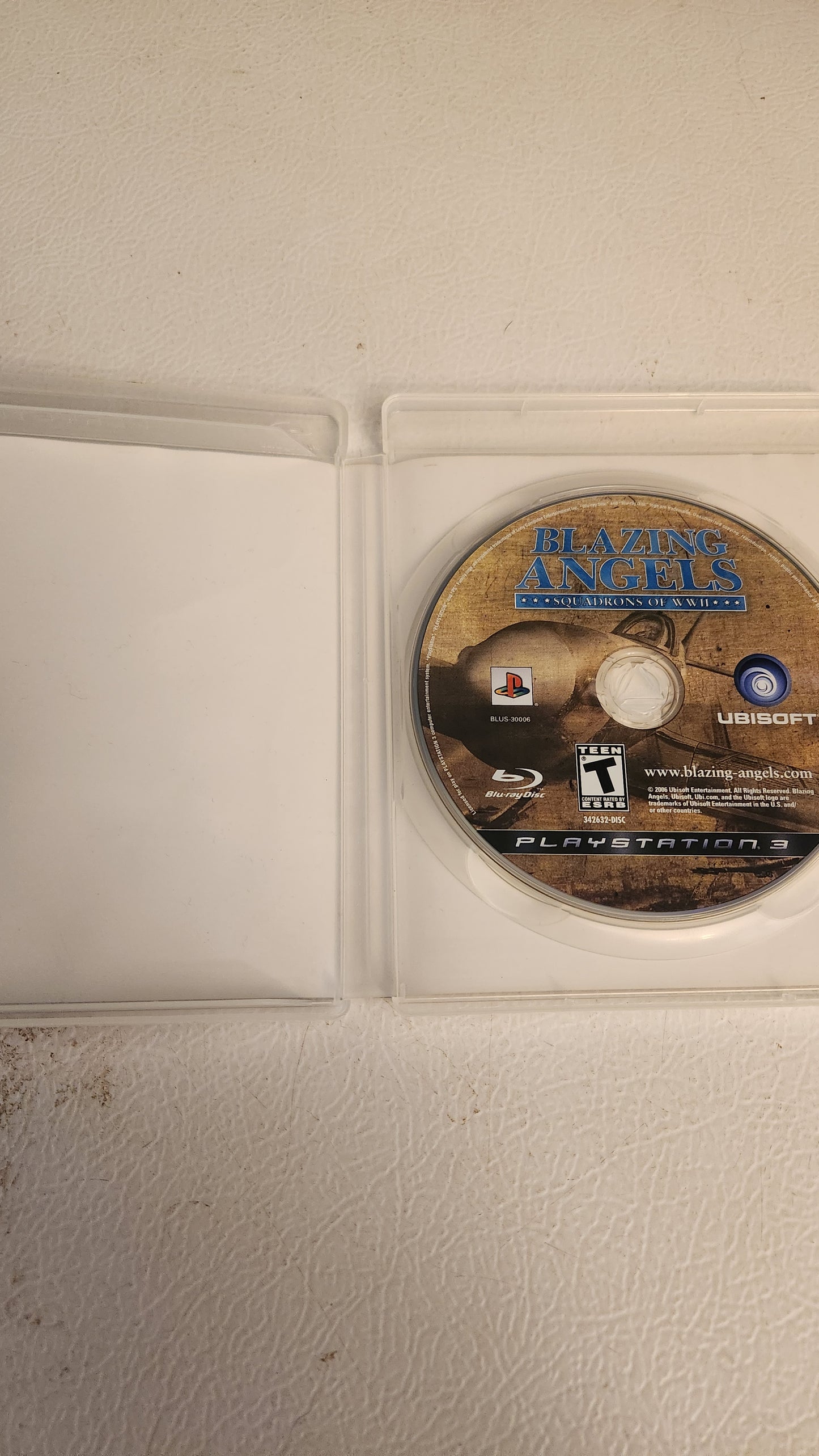 Blazing Angels: Squadrons of WWII (PS3 PlayStation 3, 2006) NO MANUAL