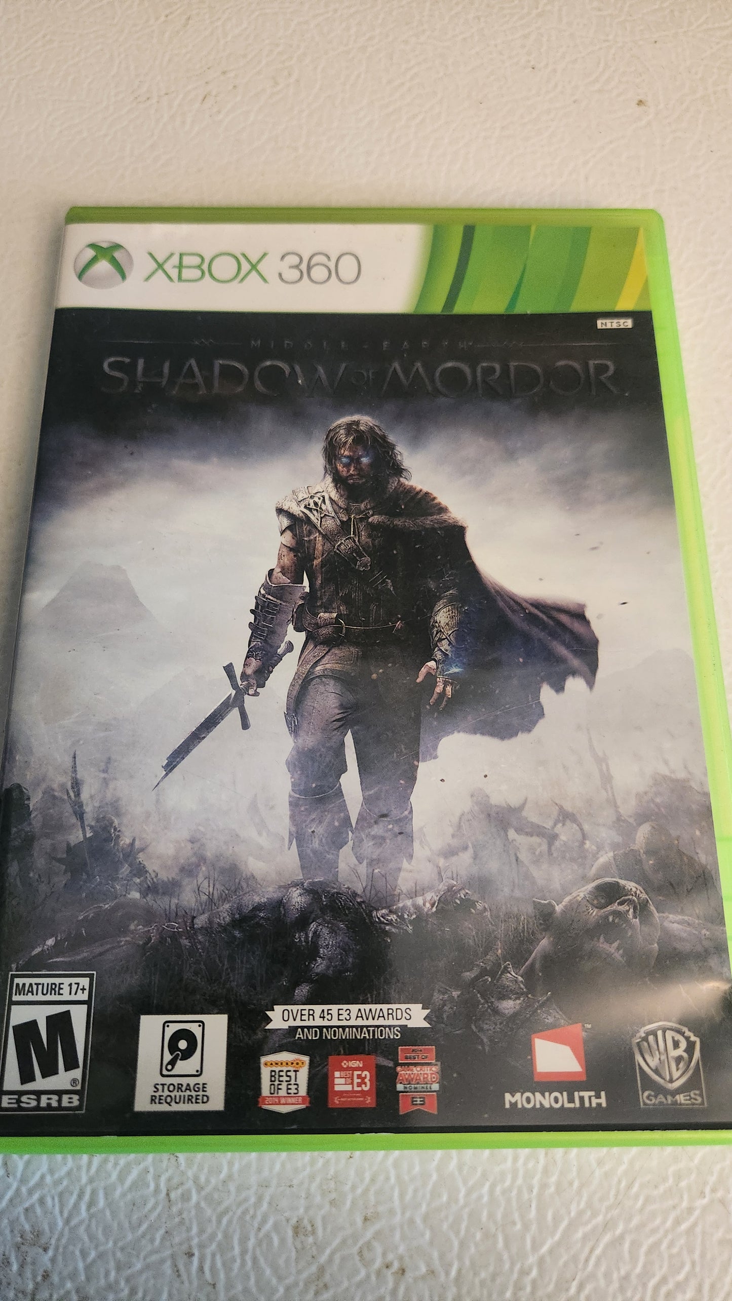 Middle Earth: Shadow of Mordor - Microsoft Xbox 360 No Manual