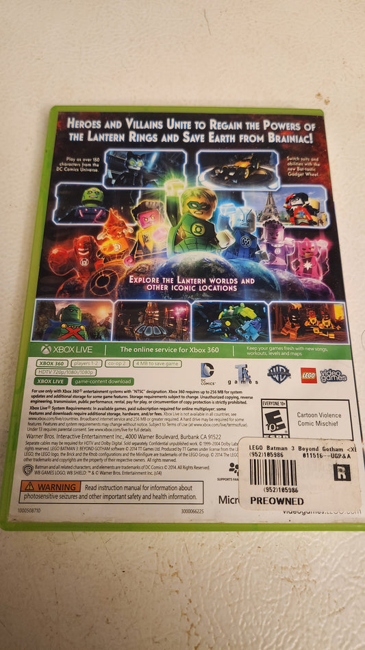 LEGO Batman 3: Beyond Gotham (Microsoft Xbox 360, 2014)