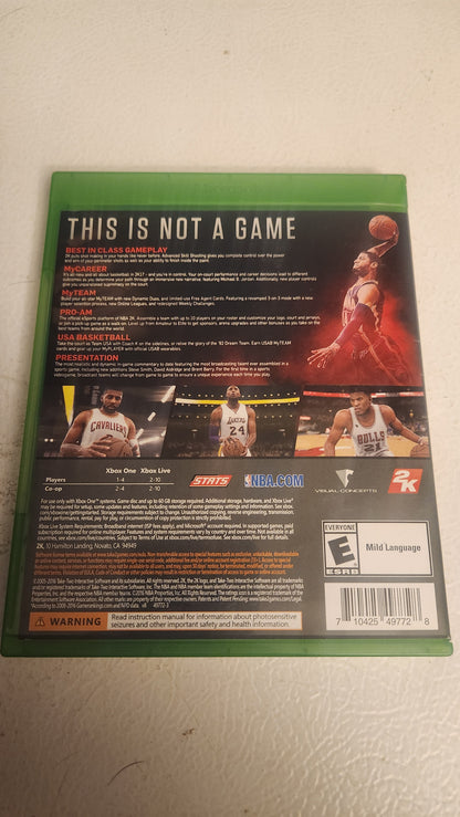 NBA 2K17 (Microsoft Xbox One, 2016)