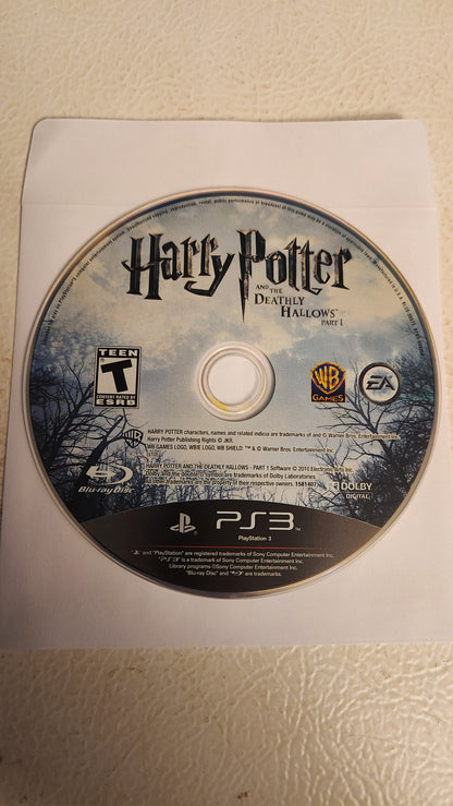 Harry Potter and the Deathly Hallows: Part 1 (PlayStation 3 PS3, 2010) DISC ONLY