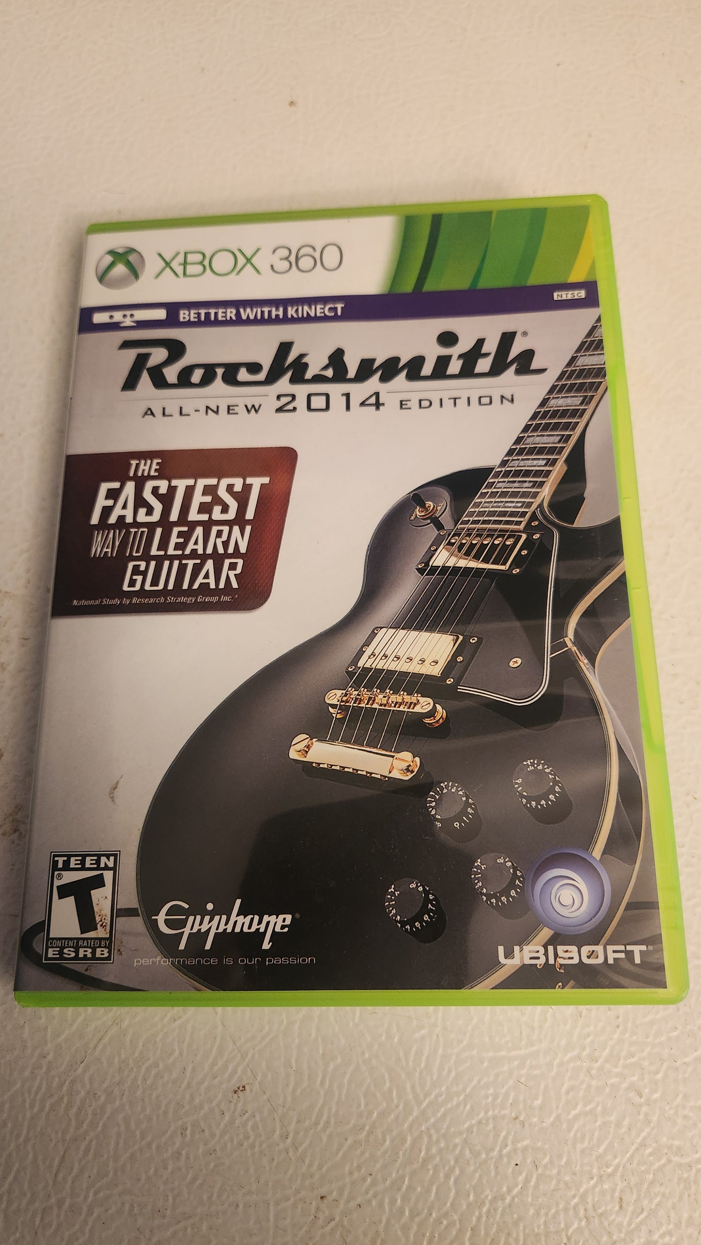 Rocksmith 2014 Edition (Microsoft Xbox 360, 2014) No Manual