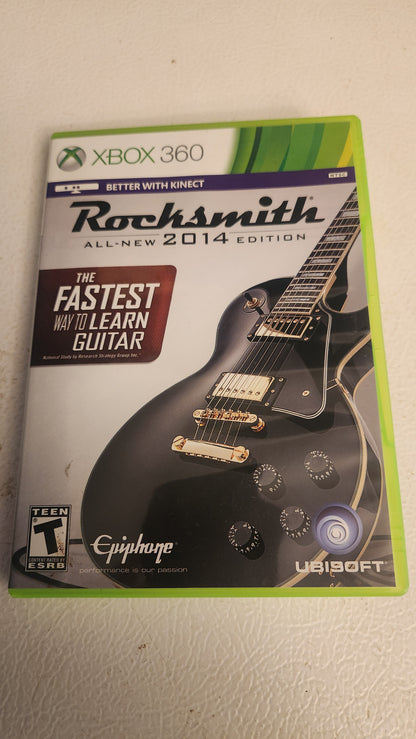 Rocksmith 2014 Edition (Microsoft Xbox 360, 2014) No Manual
