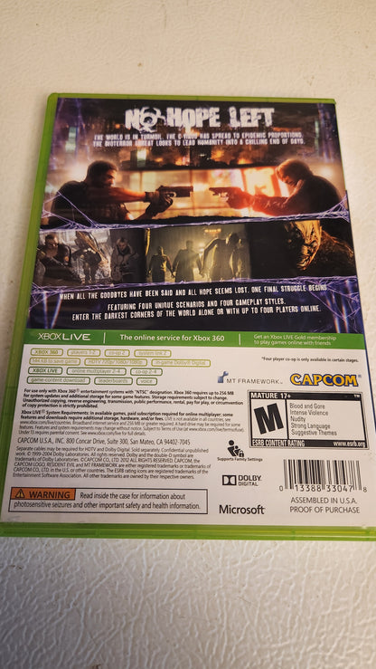 Resident Evil 6 (Microsoft Xbox 360, 2012)