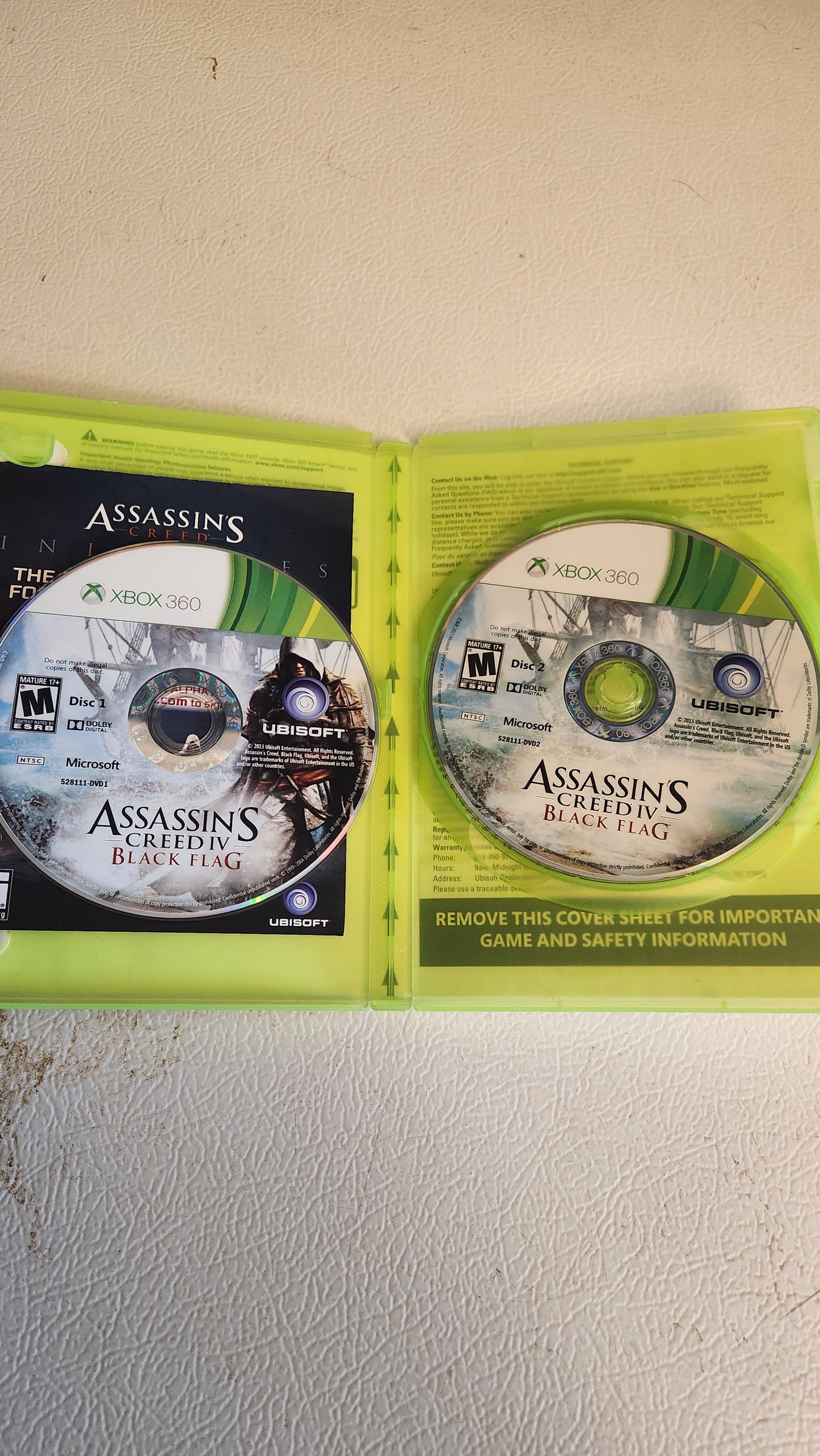 Assassin's Creed IV: Black Flag (Microsoft Xbox 360, 2013)