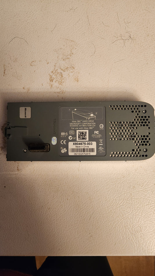 Authentic Microsoft XBOX 360 20GB Hard Drive UNTESTED