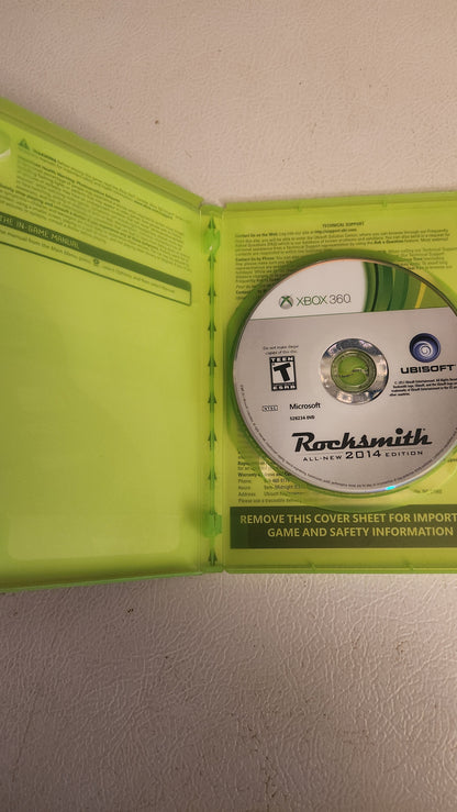 Rocksmith 2014 Edition (Microsoft Xbox 360, 2014) No Manual
