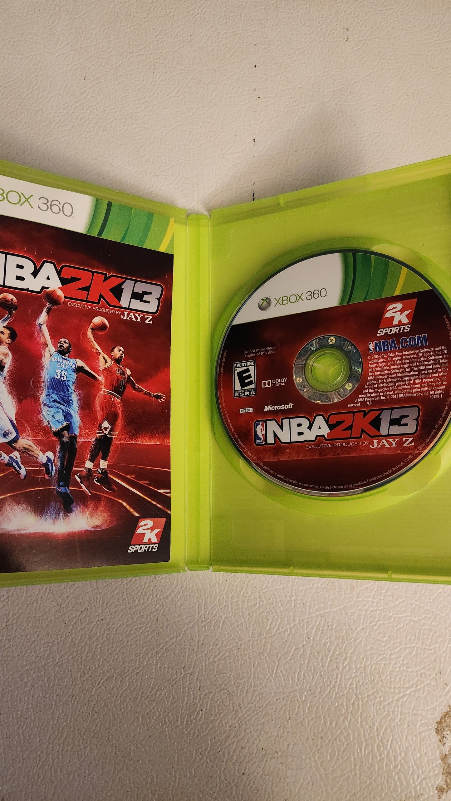 NBA 2K13 (Microsoft Xbox 360, 2012)