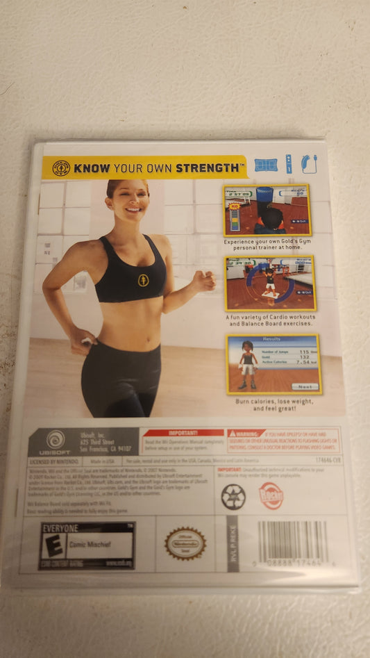 Gold's Gym Cardio Workout (Nintendo Wii, 2009)